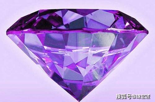 原创钻石里的熊猫色紫色钻石真的存在吗