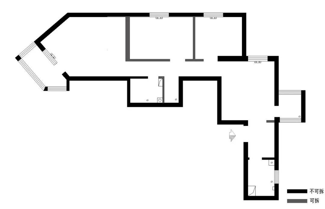 住宅空间 | 65㎡奇特小户型改造,是如何满足4口之家使用的?