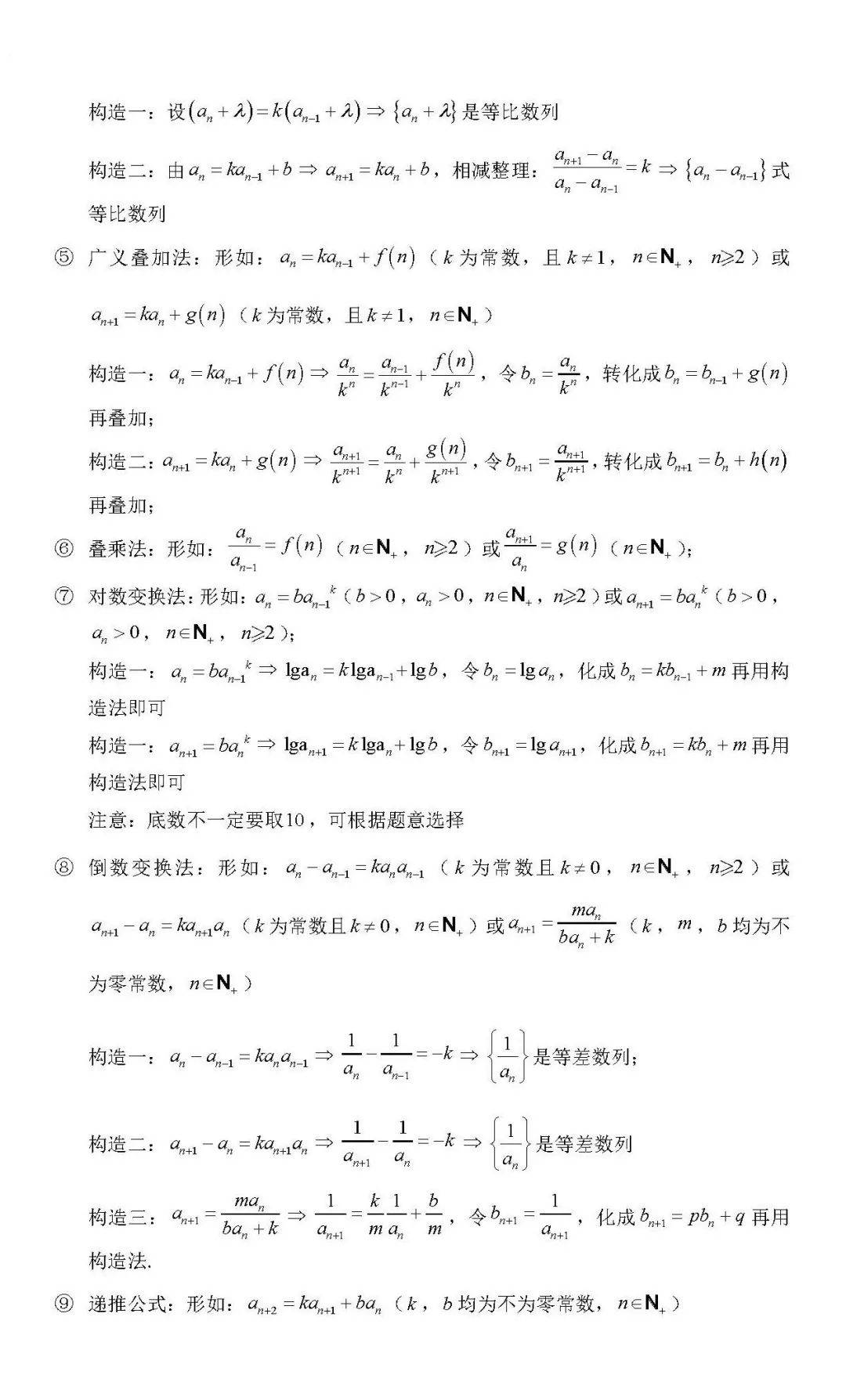 2021高考备考必知：高考数学常考高频考点全梳理（最新发布）