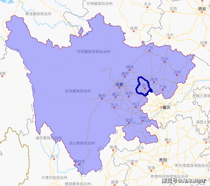 四川遂宁市5个令人想不到的冷知识:比如遂宁市总面积全省第二小