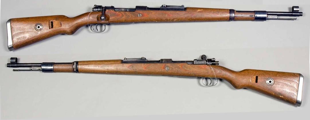 98k步枪在第二次世界大战期间,苏联红军缴获了成千上万支kar 98k步枪