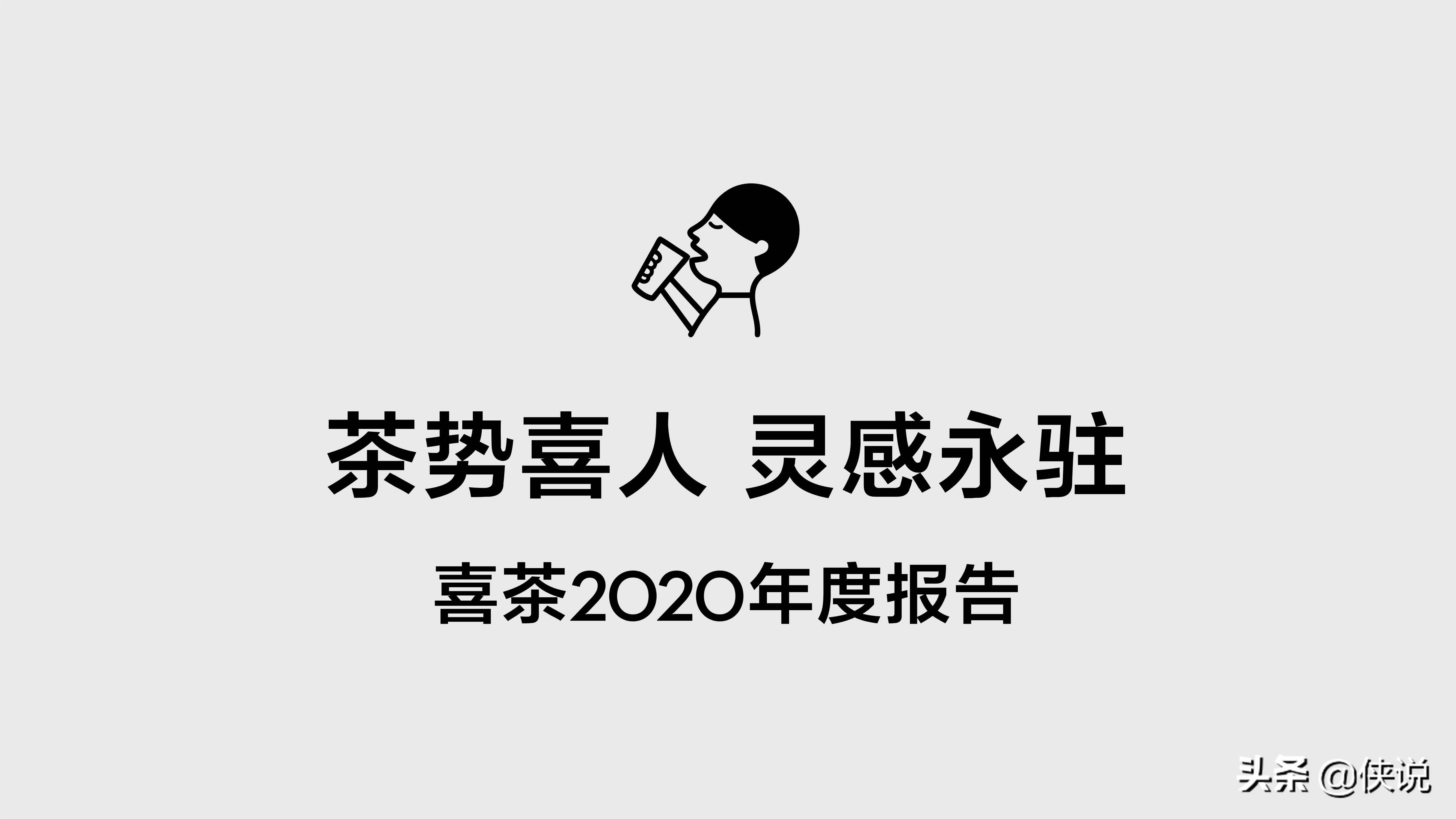 喜茶2020年度报告茶势喜人灵感永驻