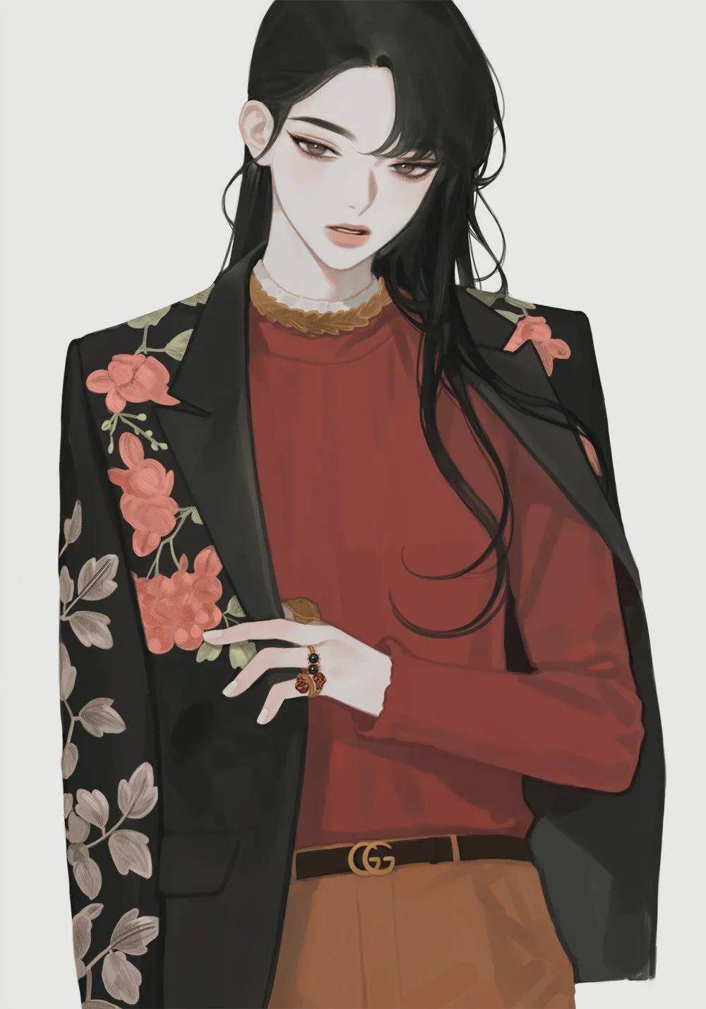 画师dkfhd这种百合风是你喜欢的感觉嘛!小姐姐太帅气了吧!