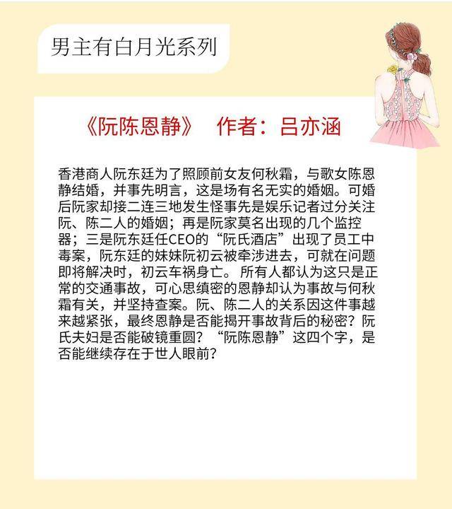 第一本:《阮陈恩静》 作者:吕亦涵大家好,我是毛毛虫,今天给大家推荐5