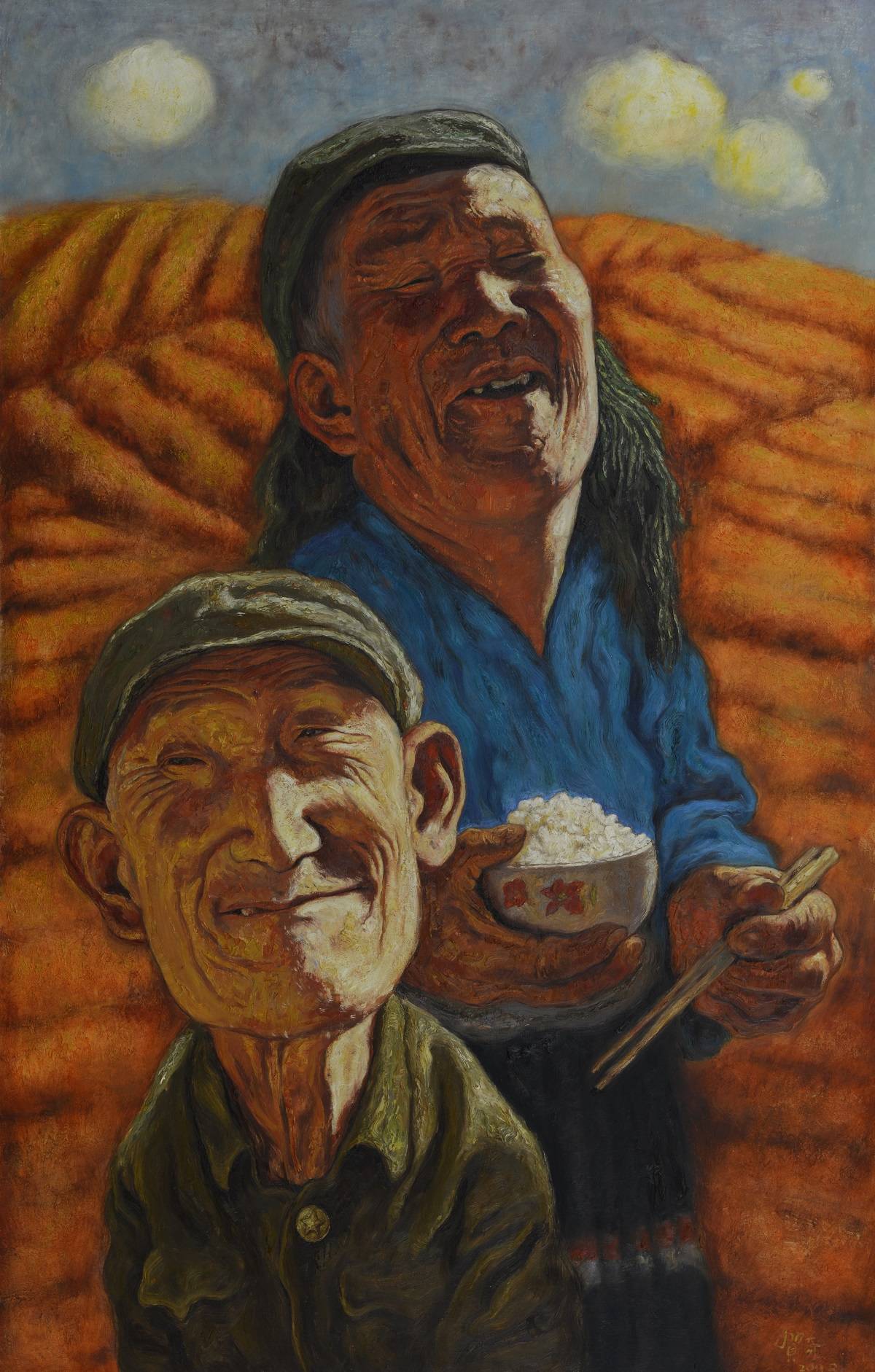 《粮食》193x126cm