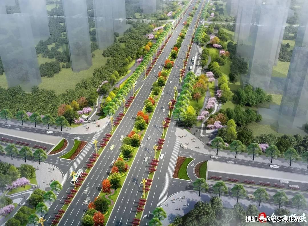 双向12车道,临江大道开工建设!_顺庆区