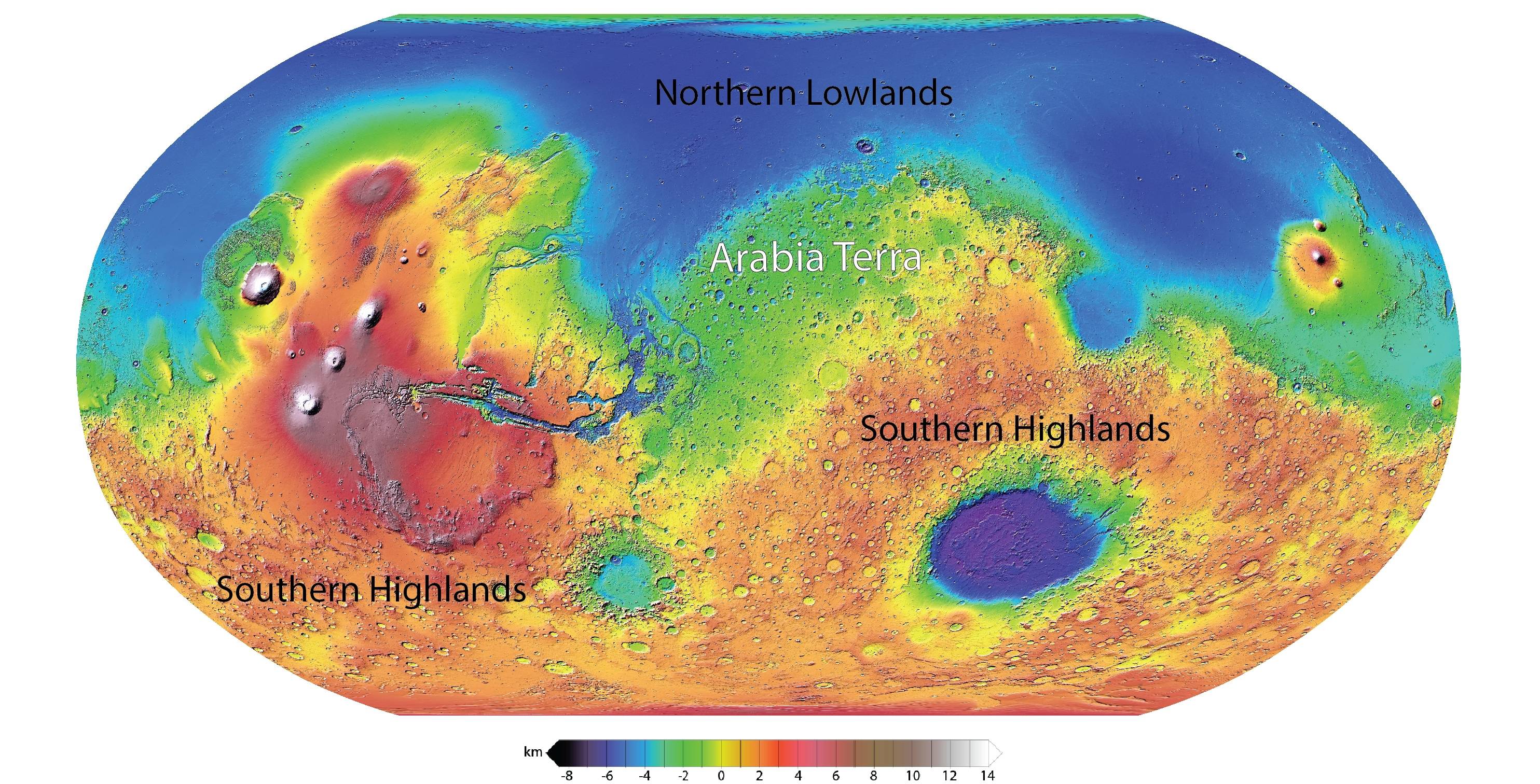 所以天问一号轨道器将在三个月内准备火星地图,并且将详细调查火星