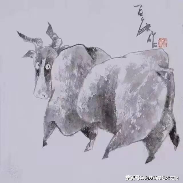 牛气冲天——画家梁百庚作品欣赏