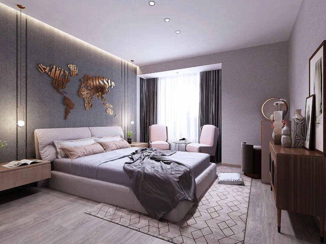卧室太大,怎么布置好看?避免大而空的视觉感,装修才会