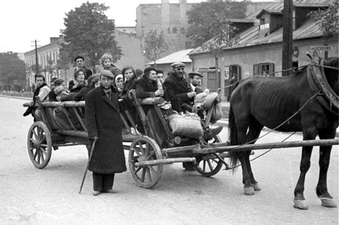 历史老照片1939年德军入侵波兰