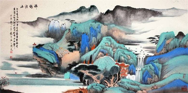 北宗山水传南苑 工笔意写大手笔——周良山水画艺术探