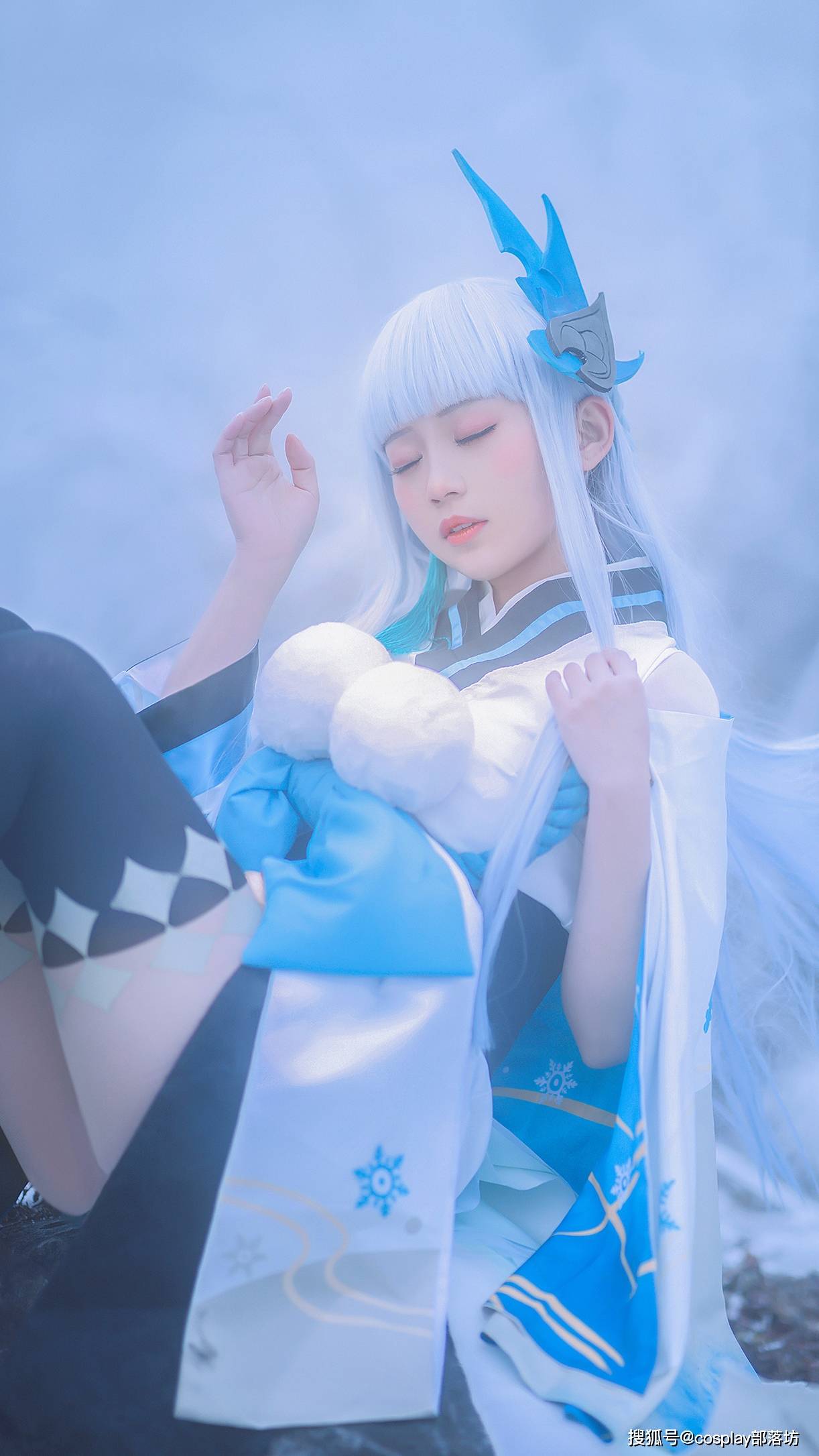 cos:阴阳师蝉冰雪女cos正片@修老虎