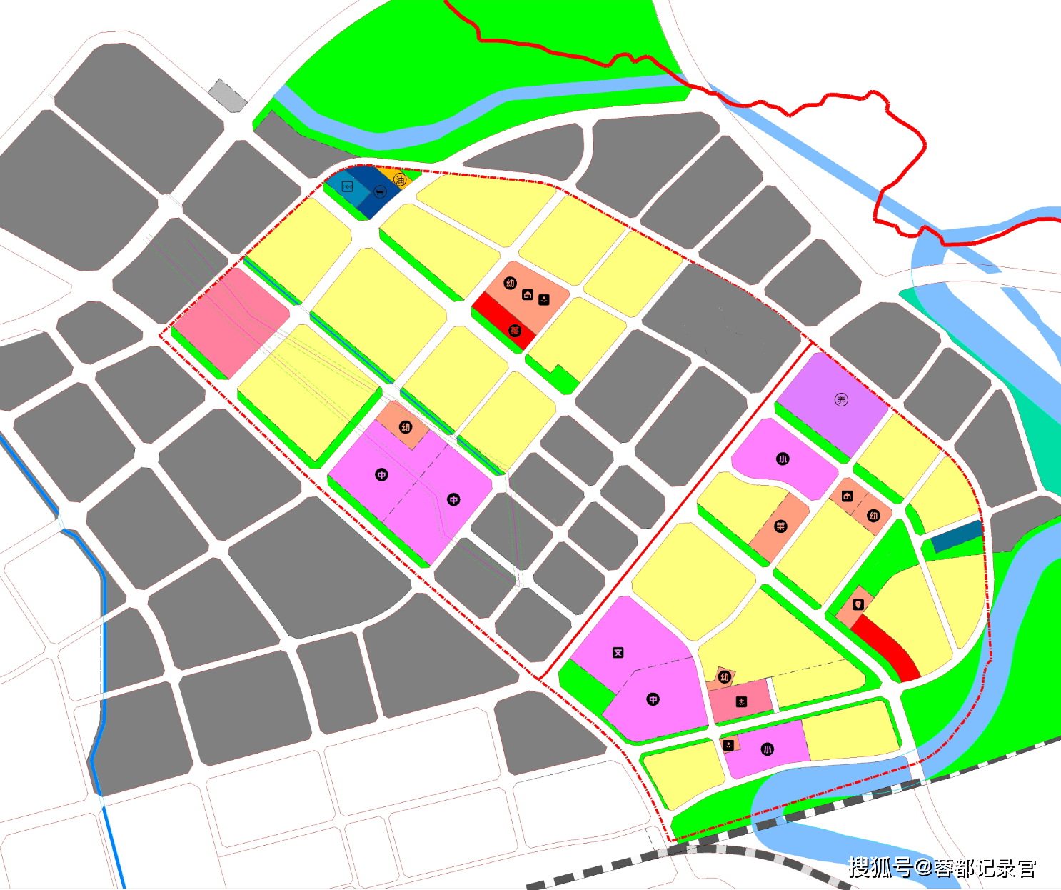 新都区石板滩街道兴城东片区,东风片区控制性详细规划