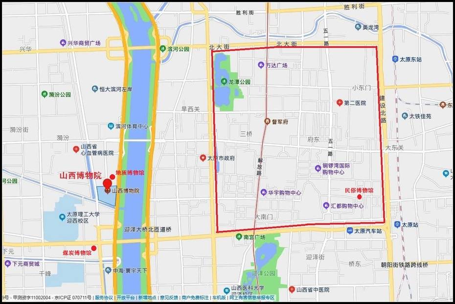 山西省博物院参观记1,博物馆位置及建筑