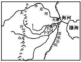 扇状水系是指支流从不同方向共同汇入干流,形成以干流和支流组成的