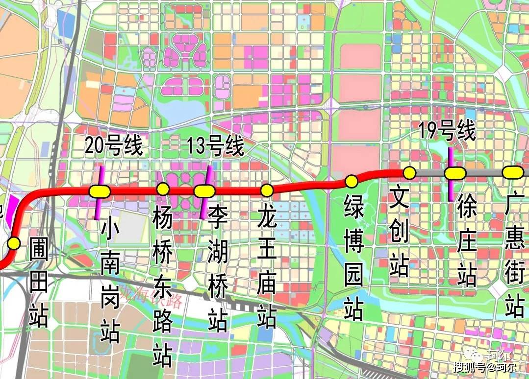 珂尔规划:郑州地铁8号线有望东延,绿博园拟扩大,总面积约4235亩!
