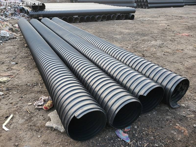 原创太原钢带管可用于各种场所排污管钢带波纹管环刚度分为8kn10kn和