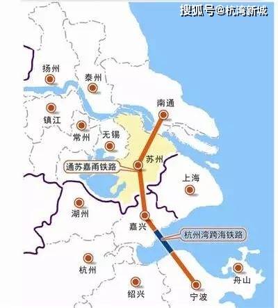 的城际铁路,项目建成后将大幅缩减前湾新区与沪杭之间的城际互达时间