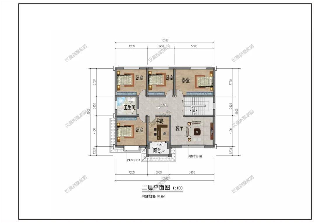 13x12米简欧风三层半自建别墅,这种硬朗的造型你会喜欢吗?