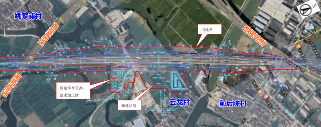 北仑西站规划来了小港街道江家山村附近