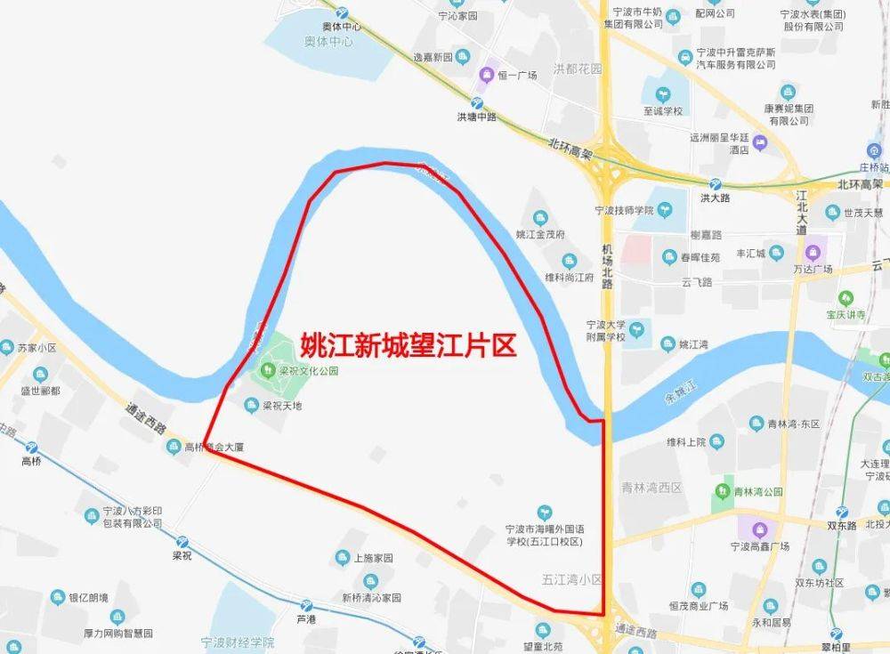 海曙行政中心未来要规划在姚江南岸区域吗_新城