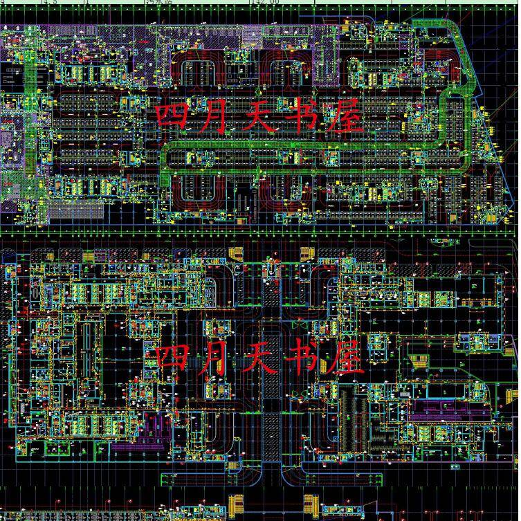 高层医院综合体门诊医技病房楼全套cad施工图纸 建筑结构电气暖通给排