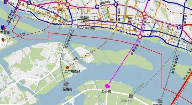 广州黄埔"蓄势待发",规划6条过江隧道,跟"天堑珠江"说