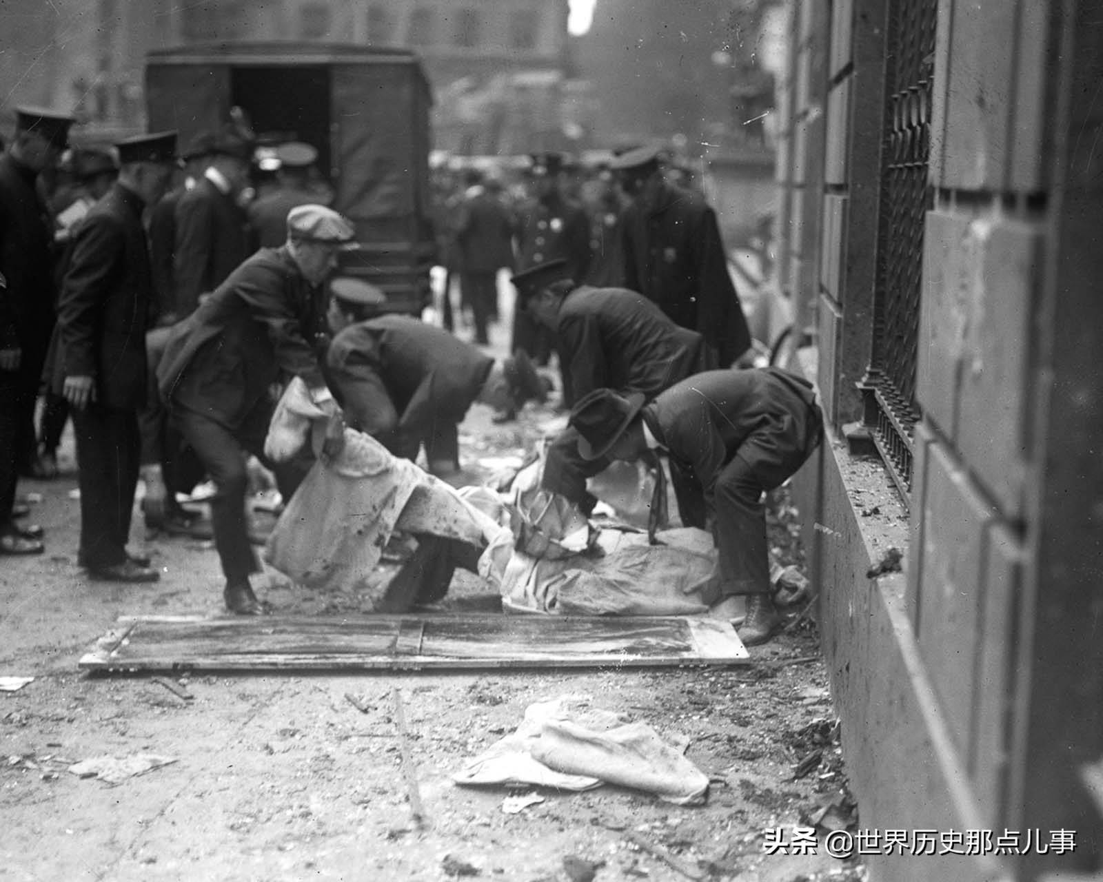 10张真实老照片:带你穿越到1920年,见证当时美国最致命恐怖袭击