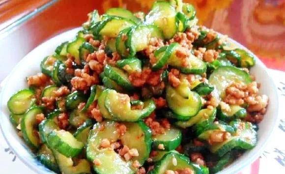 肉末炒黄瓜钱