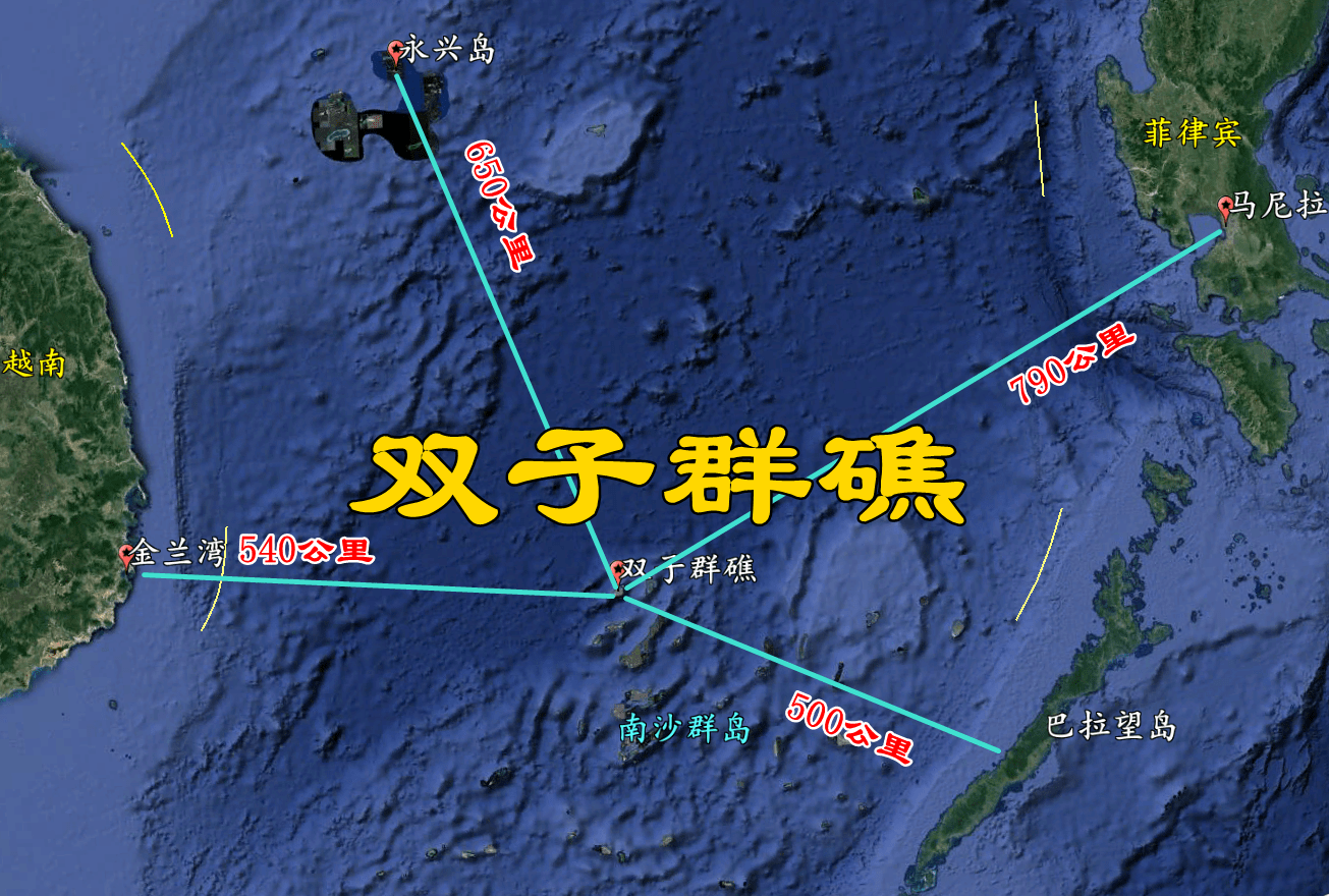 双子群礁价值巨大扼守南沙群岛北大门我国还未开发建设