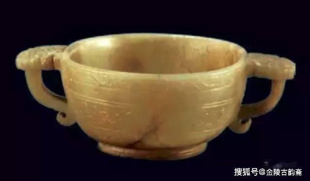 葡萄美酒夜光杯明代玉杯鉴赏