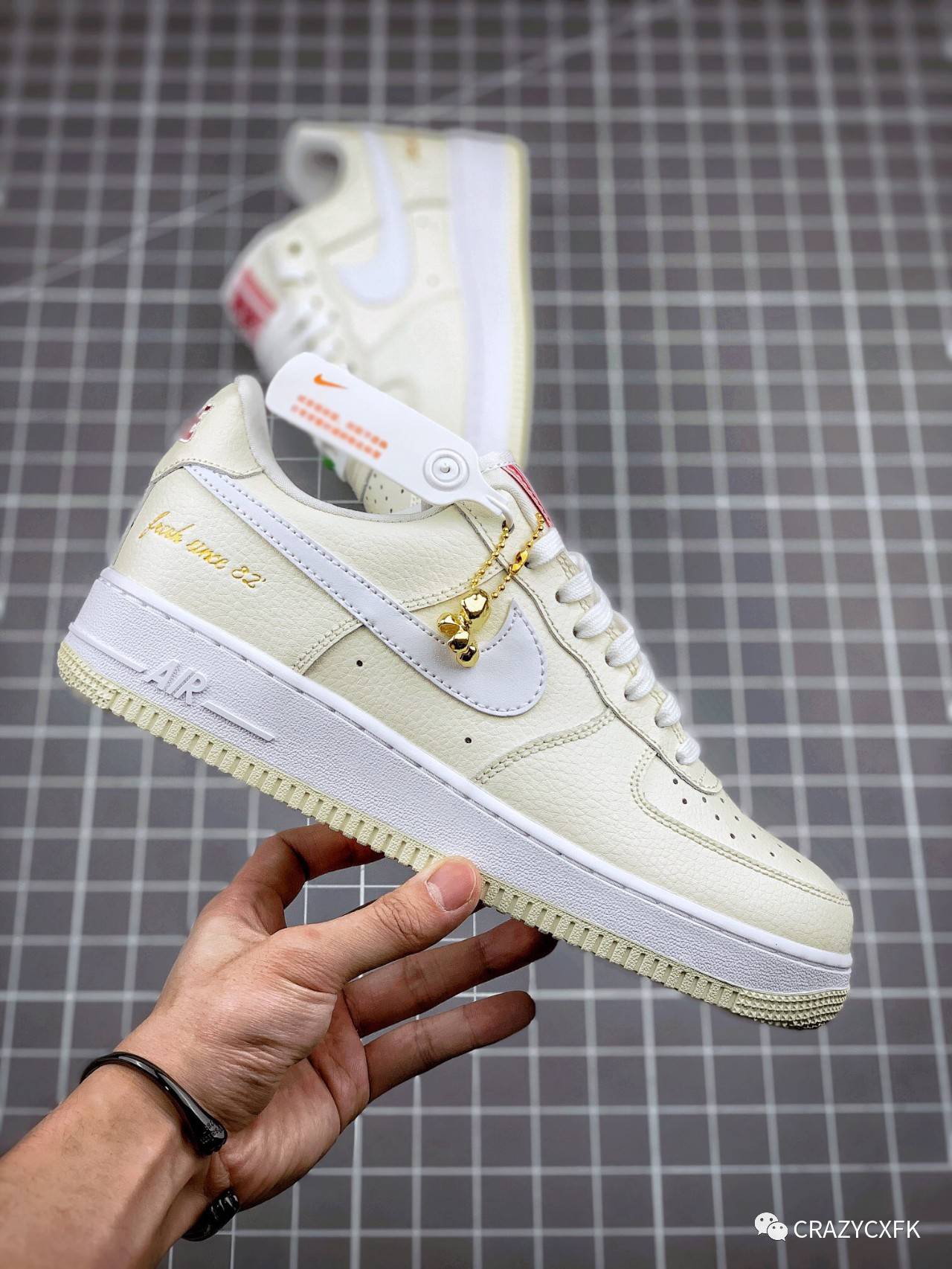 空军一号米白爆米花 nike air force 107 low prm popcorn 耐克运动鞋