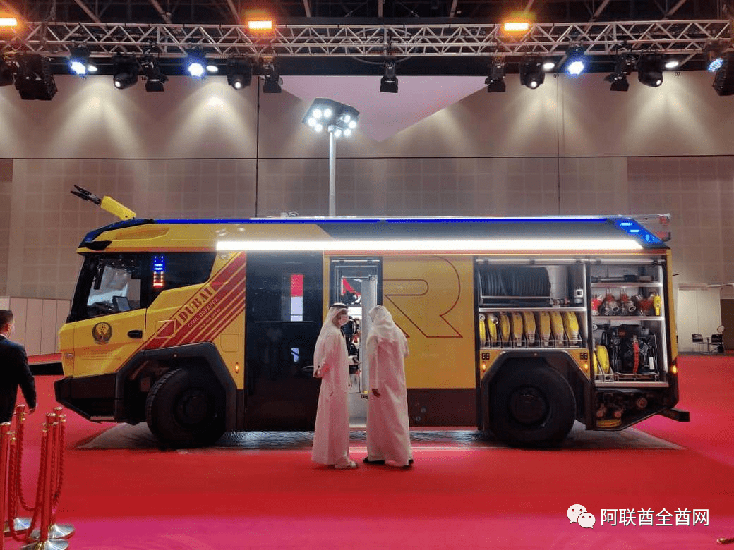 迪拜推出世界上第一台电动消防车