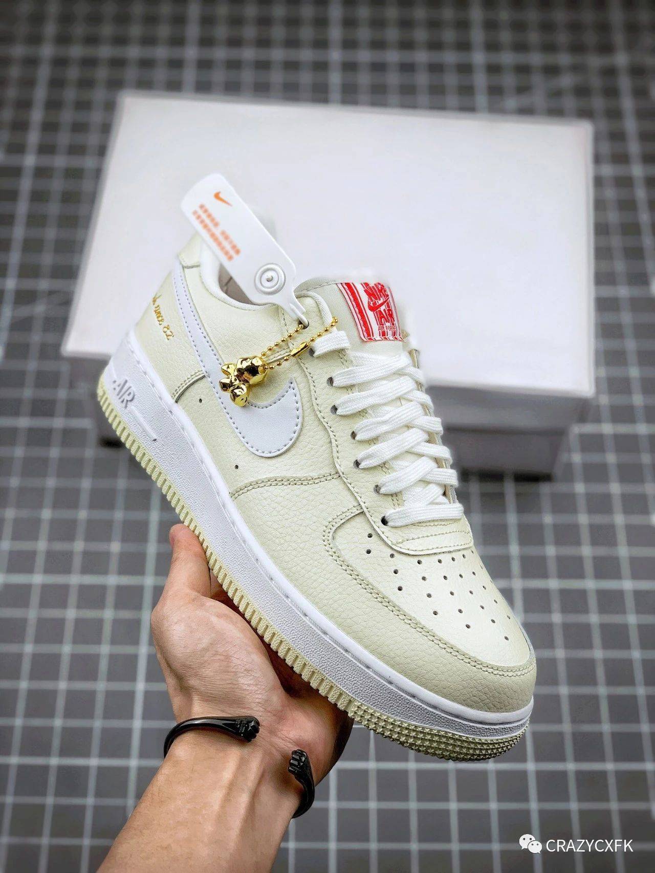 空军一号米白爆米花 nike air force 107 low prm popcorn 耐克运动鞋