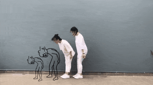 搞笑gif;妹子真人版表情包,简直不要太魔性