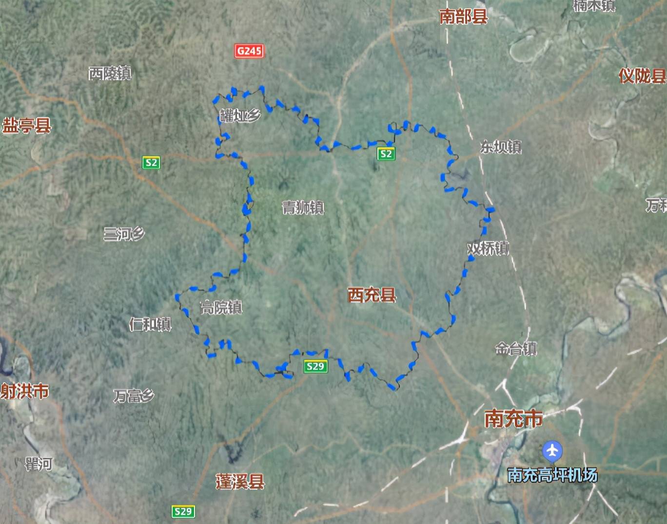 四川省这个县,人口超60万,因为一座山而得名!_西充县