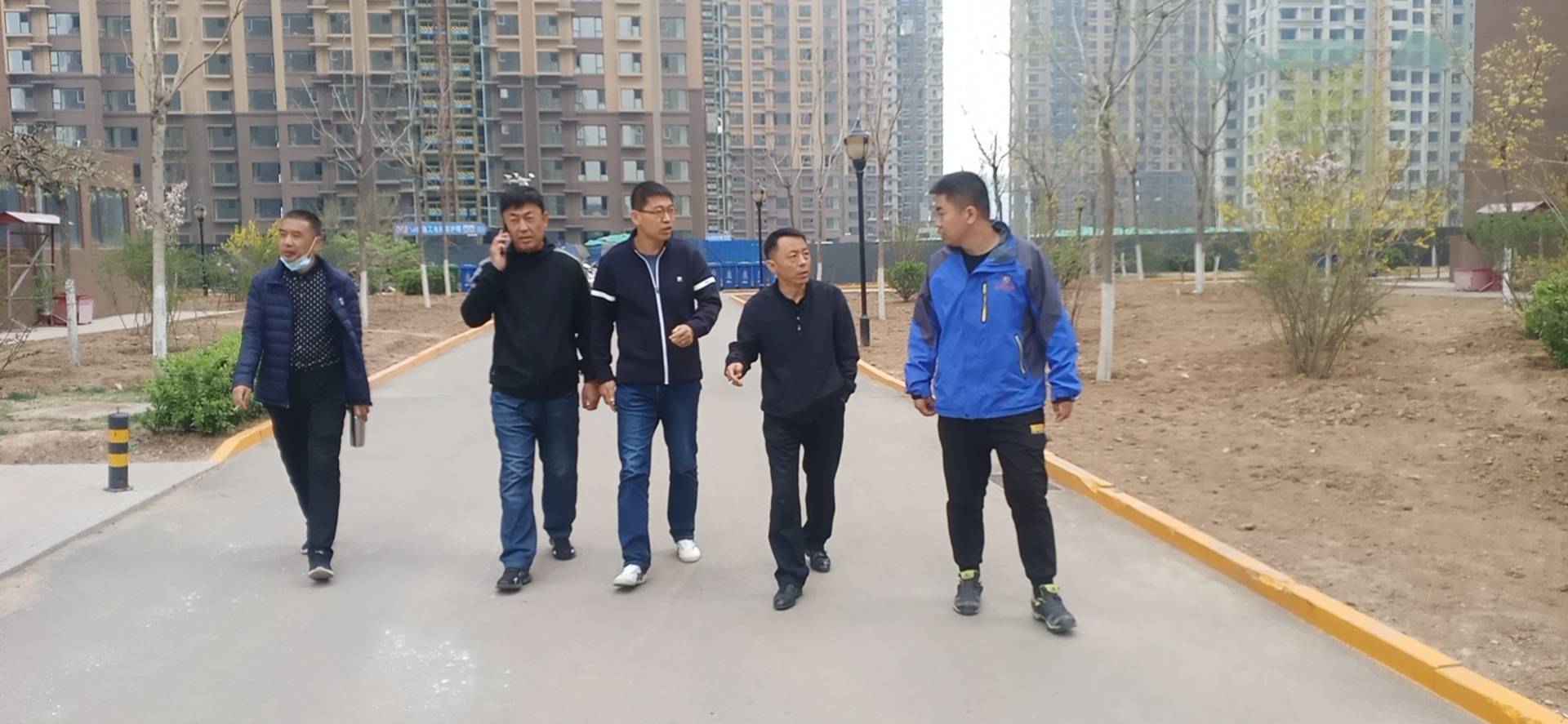 山西唐槐园区领导检查督导垃圾分类工作