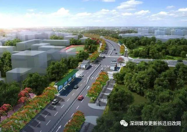 核龙线(文化路口-核电站门口)市政化改造工程效果图