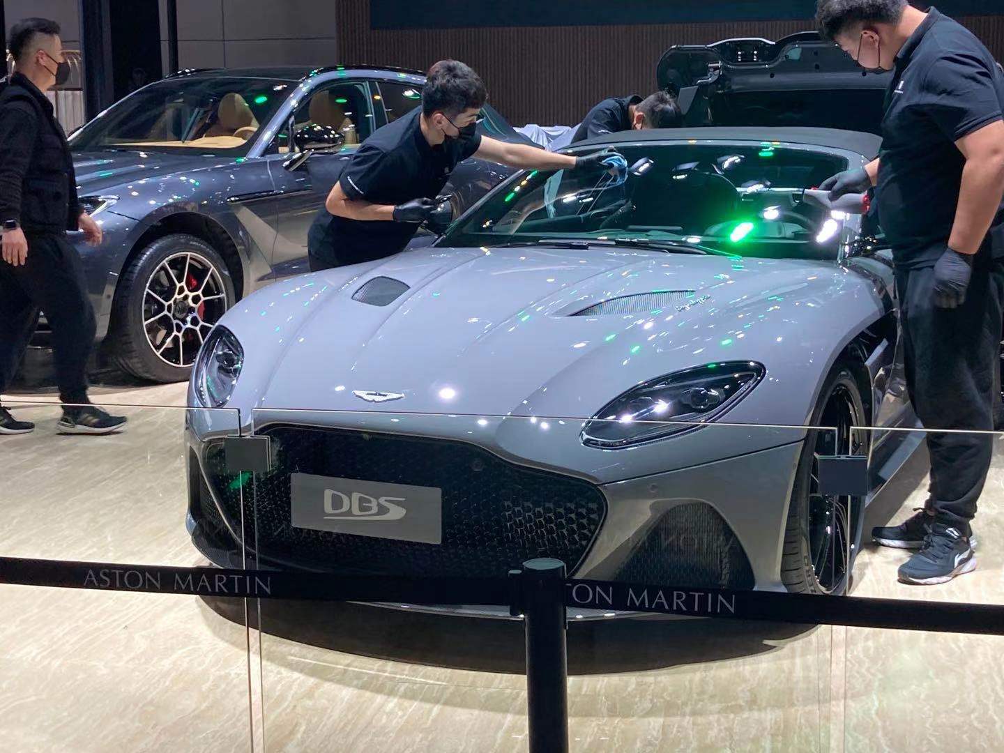 2021上海车展探馆|阿斯顿·马丁dbs superleggera 灰
