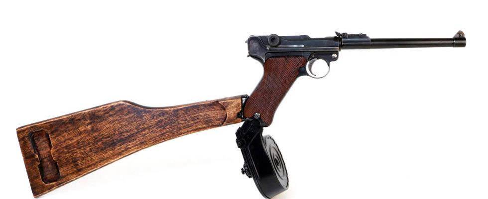 原创炮兵型卢格lp08手枪会计师的经典设计第一次世界大战偶像级武器