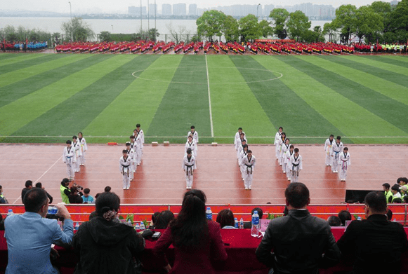 组图武昌理工学院春季运动会开幕式精彩纷呈