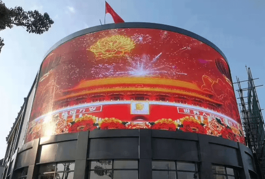 软屏光电:上海led弧形显示屏有哪几种做法