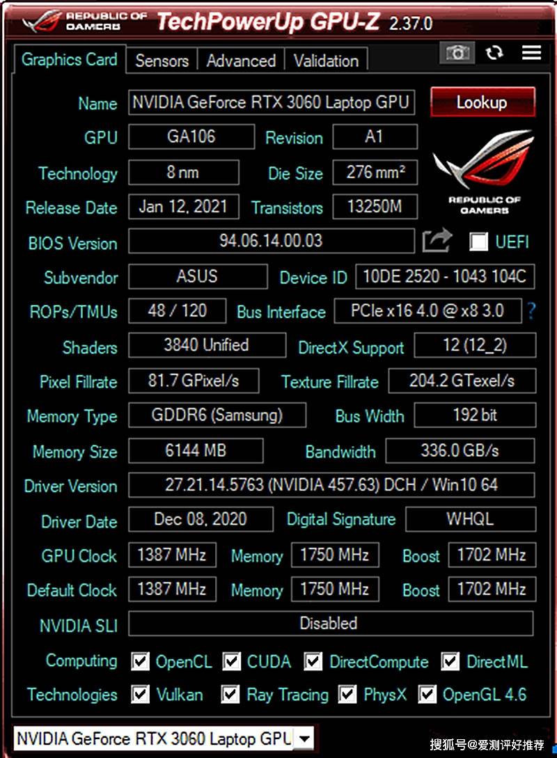 原创rog魔霸新锐r95900hxrtx3060满血版开箱简测鲁大师跑58万分