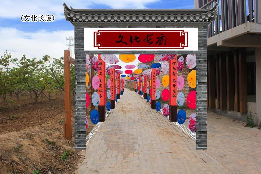 (文化长廊效果图)