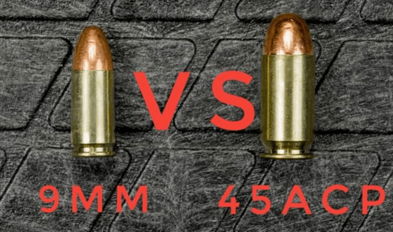 9mm vs .45acp,这两手枪弹性能特点对比盘点