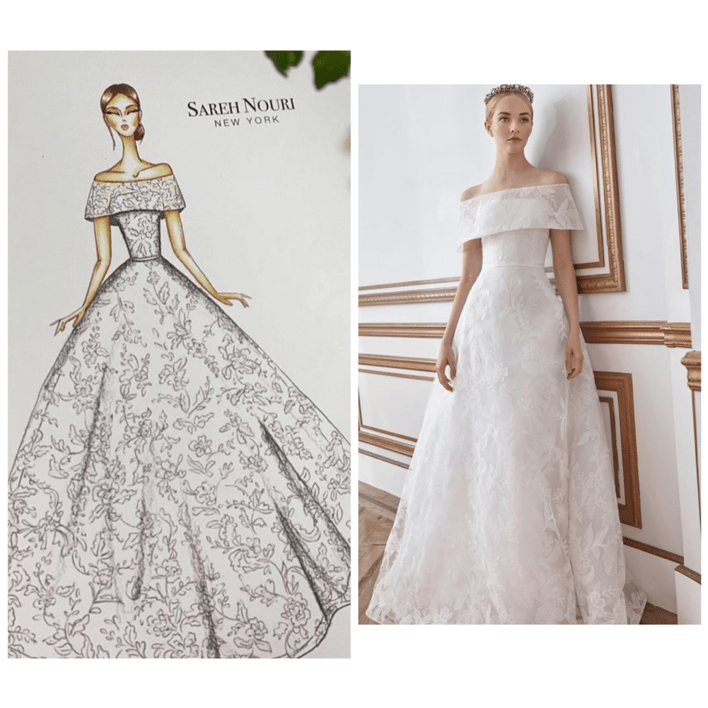 从婚纱设计手稿到最美婚纱礼服,哪款让你想原地结婚!