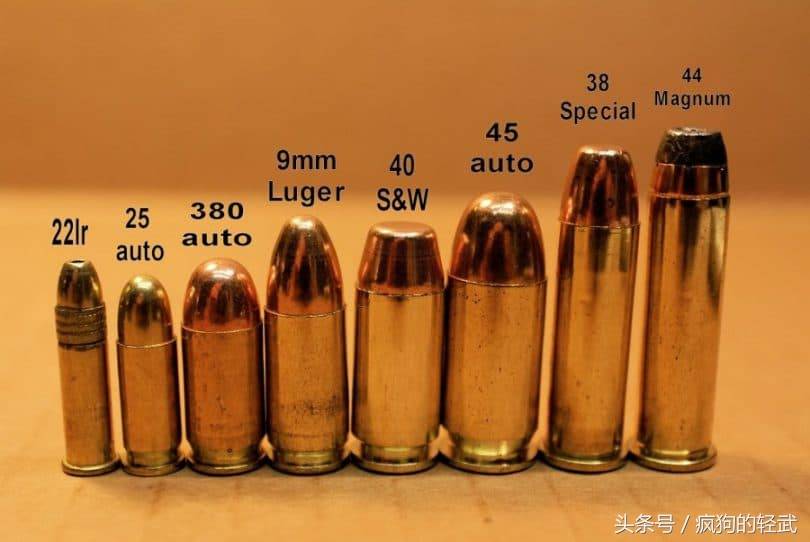 43mm)用在m1911手枪上动能477焦耳,但是因为子弹的关系(尤其是空尖弹)