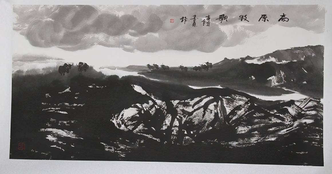 画家李贵作品气韵生动意境悠远回味无穷