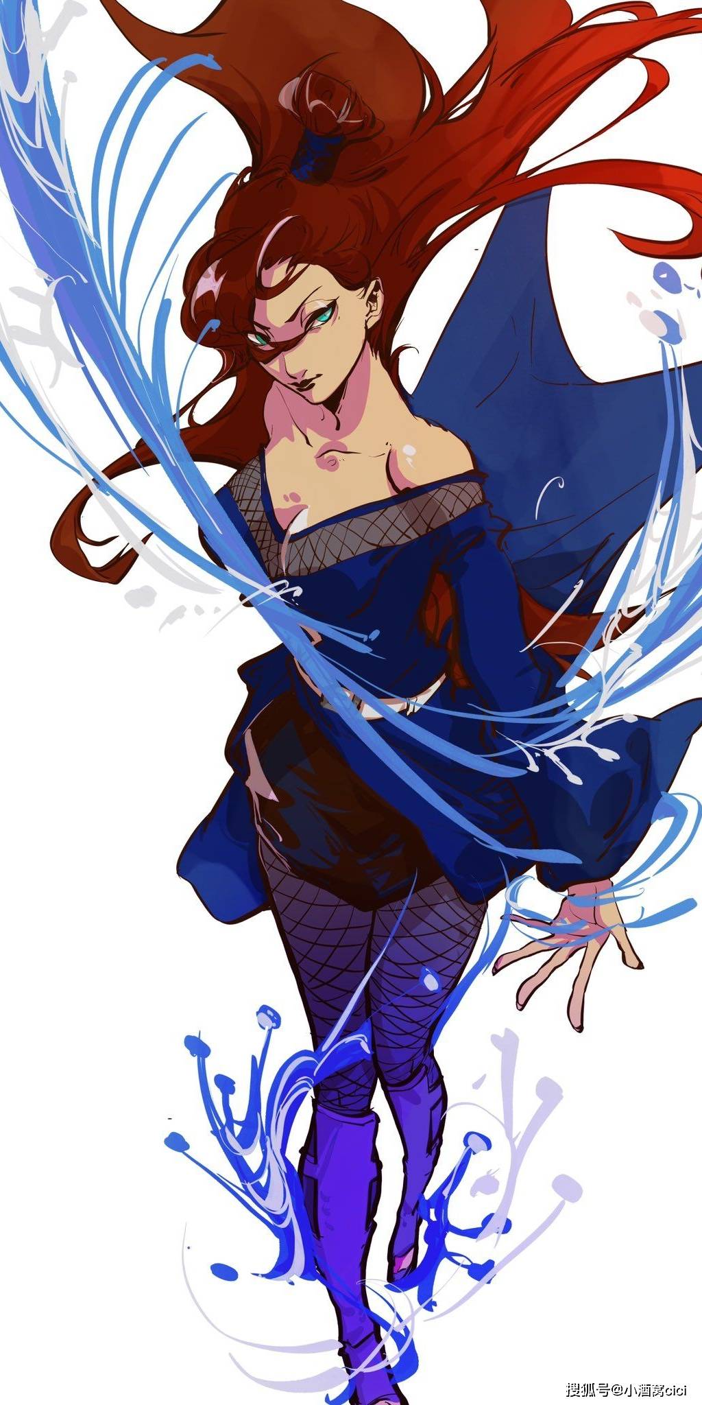 火影忍者照美冥和卡卡西同龄最美女村长全面屏壁纸