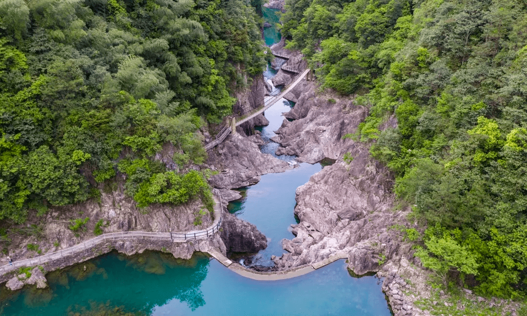 "天下冰臼—十八涡 磐安十八涡景区又叫夹溪风景区,浙中大峡谷,是